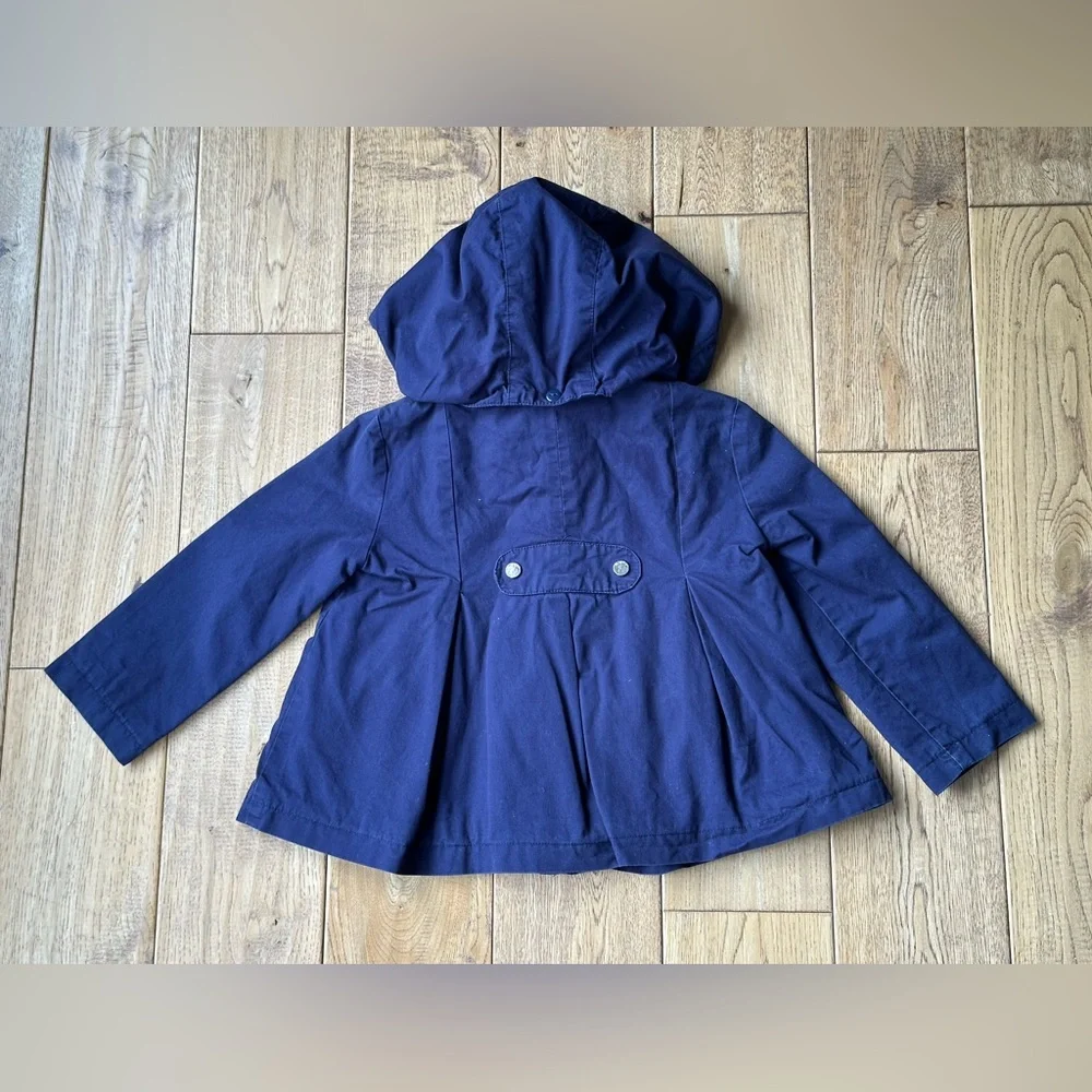 Mayoral Navy Hooded Girls Jacket